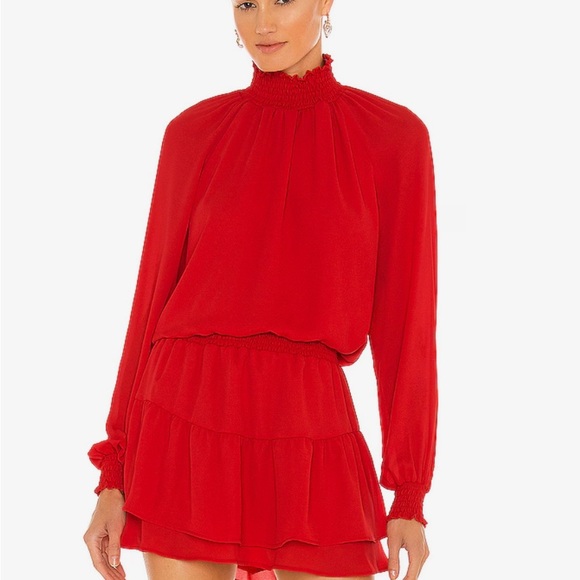 krisa Dresses & Skirts - Turtleneck Ruffle Skirt Dress